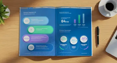 DCI Indonesia - Annual Report 2022 - Desain Infografis (Infographics) Kinerja Operasional Perusahaan