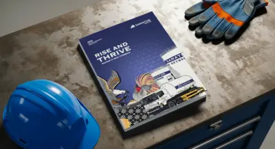 Samator Indo Gas - Annual Report 2022 - Desain dan Jasa Penulisan (Copywriting) Patuh OJK dan Bersertifikasi GRI