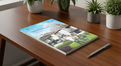 Lippo Cikarang - Annual & Sustainability Report 2023 - Desain Sampul (Cover) dan Jasa Penulisan (Copywriting)