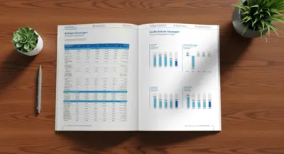 Lippo Cikarang - Annual & Sustainability Report 2023 - Desain Infografis (Infographics) dan Tabel Ikhtisar Keuangan