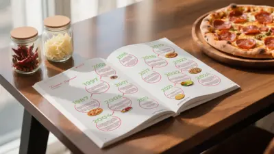 Pizza Hut - Annual Report 2024 - Desain Infografis (Infographics) Tonggak Sejarah Perusahaan (Milestone)