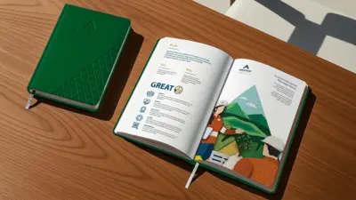 Agincourt Resources - Calendar 2025 - Custom Calendar Design with Unique Multi-Layered Oil Painting Effects