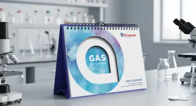 Air Liquide - Kalender 2018 - Desain Custom Ensiklopedi Gas