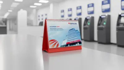 Bank Ina - Kalender 2025 - Desain Custom