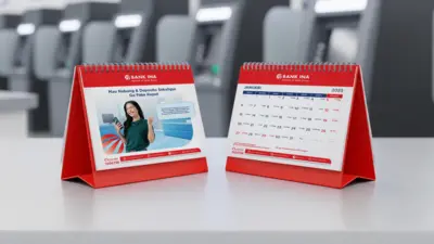 Bank Ina - Kalender 2025 - Desain dan Ilustrasi Custom