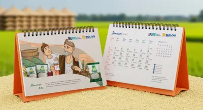 Bulog - Calendar 2024 - Custom Design and Illustration