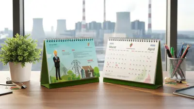 Geodipa Energi (Persero) - Kalender 2020 - Desain dan Ilustrasi Pembangkit Listrik