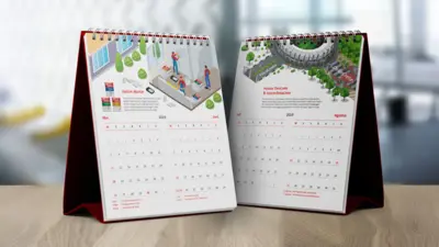 Holcim - Kalender 2019 - Desain Penjelasan Layanan
