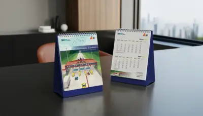 Hutama Marga Waskita - Kalender 2025 - Desain Artistik dan Penanggalan Custom