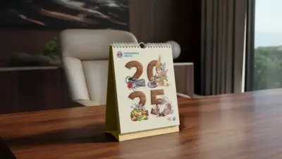 Indokemika Group - Kalender 2025 - Desain dan Ilustrasi Custom Bernuansa Budaya Nusantara