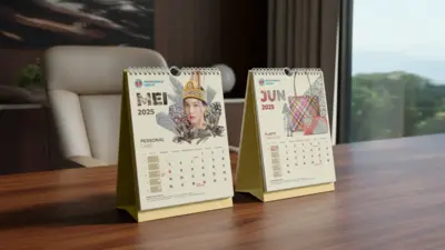 Indokemika Group - Kalender 2025 - Desain Elegan dan Cetak Menawan
