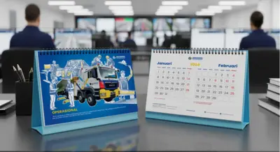 Jasa Marga Tollroad Operator - Kalender 2024 - Desain dan Ilustrasi Custom Operasional