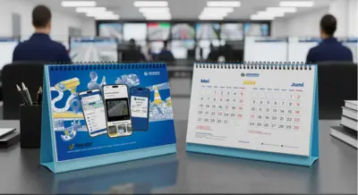 Jasa Marga Tollroad Operator - Kalender 2024 - Desain dengan Ilustrasi Modern