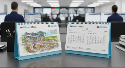 Jasa Marga - Kalender 2023 - Ilustrasi Sketsa Custom