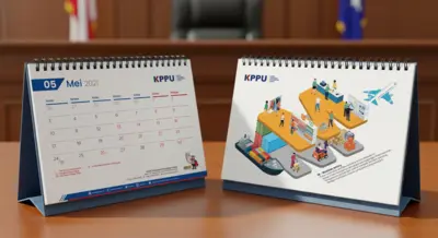 KPPU - Kalender 2021 - Jasa Desain dan Ilustrasi hingga Cetak Profesional
