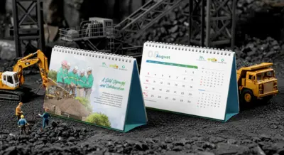 Mifa Djaya Bersama - Kalender 2025 - Desain dengan Ilustrasi Cat Air Custom