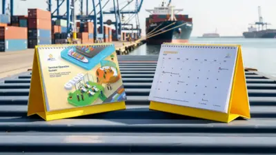 NPCT1 - Kalender 2025 - Desain Custom dengan Ilustrasi Premium