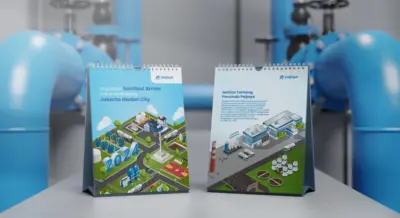 Pal Jaya - Calendar 2024 - Design, Isometric Illustration, Infographics, and Print