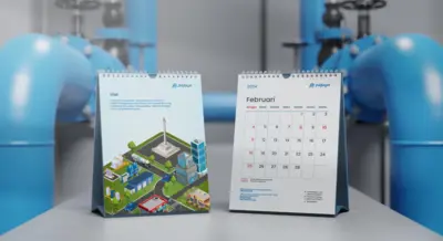 Pal Jaya - Calendar 2024 - Design, Isometric Illustration, Infographics, and Print