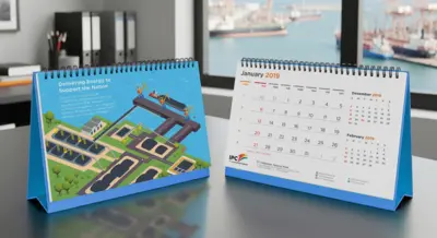 Pelabuhan Tanjung Priok - Kalender 2019 - Desain dan Ilustrasi 3D Isometrik