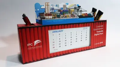 Pelindo (IPC) - Kalender 2018 - Desain dan Ilustrasi Multi Fungsi