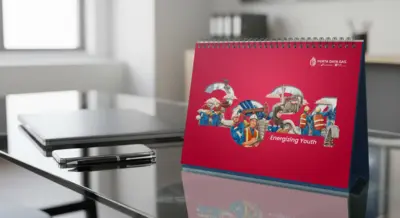 Perta Daya Gas - Kalender 2024 - Desain dengan Ilustrasi Custom