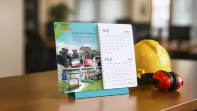 PLN Indonesia Power Services (Cogindo) - Kalender 2024 - Desain Profesional dan Cetak Custom Unik