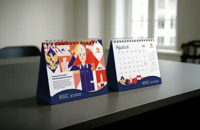 Polytama Propindo - Kalender 2025 - Desain dan Ilustrasi Penuh Warna