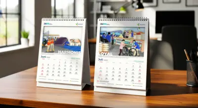 Pupuk Indonesia - Kalender 2022 - Jasa Desain, Ilustrasi Custom, dan Cetak Premium
