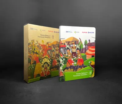 Pupuk Kaltim - Agenda 2024 - Desain, Ilustrasi Custom, dan Cetak Profesional