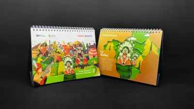 Pupuk Kaltim - Kalender 2024 - Desain, Ilustrasi, dan Cetak