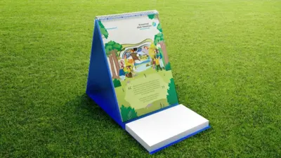 YKAN - Kalender 2021 - Desain dan Ilustrasi Paper Cut Multi-Layer