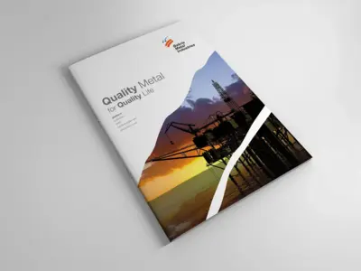 Bakrie Metal Industries - Company Profile - Desain Cover (Sampul)