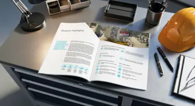 Elsewedy Electric - Brosur & Company Profile - Desain Infografis (Infographics) dan Icon