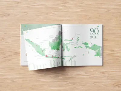 KCG - Company Profile - Desain Infografis (Infographics) Peta Operasional