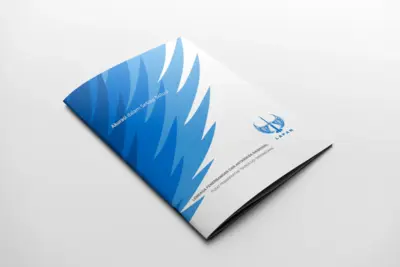 LAPAN - Company Profile & Brosur - Desain Cover (Sampul) dengan Supergraphic