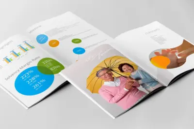 LIG Insurance - Company Profile - Desain dan Layout Custom