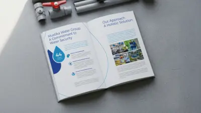 Mustika Water - Company Profile - Desain Infografis (Infographics) Perusahaan