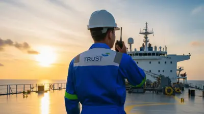Trust Line Marine - Logo Design