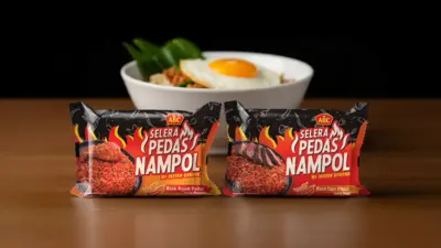Mi ABC - Selera Pedas Nampol - Desain Kemasan (Packaging) Custom & Fotografi Profesional