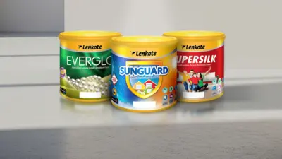 Avian Paints - Lenkote - Desain Kemasan (Packaging) dan Digital Imaging