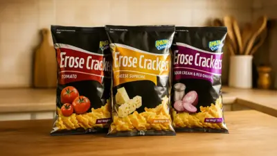 Erose Crackers - Desain Kemasan (Packaging)