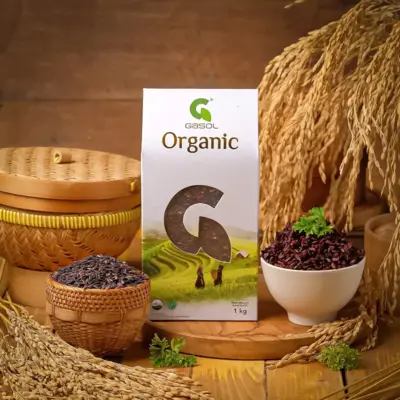 Gasol Organic - Desain Kemasan (Packaging) Beras Hitam