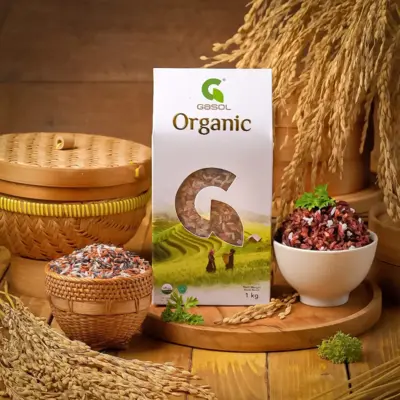 Gasol Organic - Desain Kemasan (Packaging) Beras Merah Campur