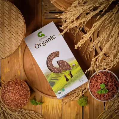 Gasol Organic - Desain Kemasan (Packaging) Beras Merah