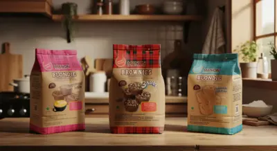 Manon Brownies - Desain Kemasan (Packaging) Premium