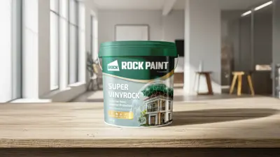 Rock Paint - Super Vinyrock - Desain Kemasan (Packaging) Ember Cat